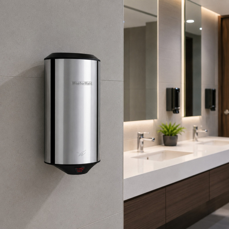 Secador de Manos Automático Cromado de 1350W