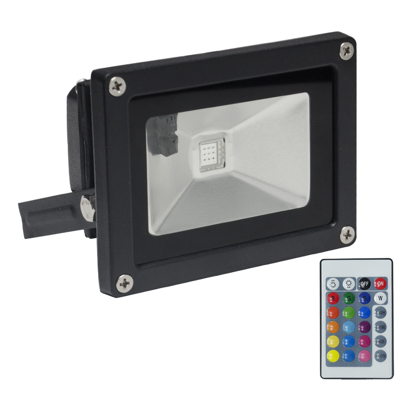 Reflector Led 10W Multicolor con Control | Almacenes Boyacá