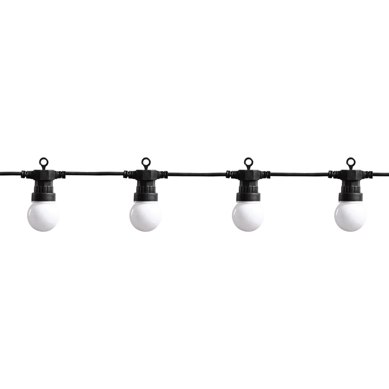 Luces Led 20 Bombillos Blancos 10m de Plástico