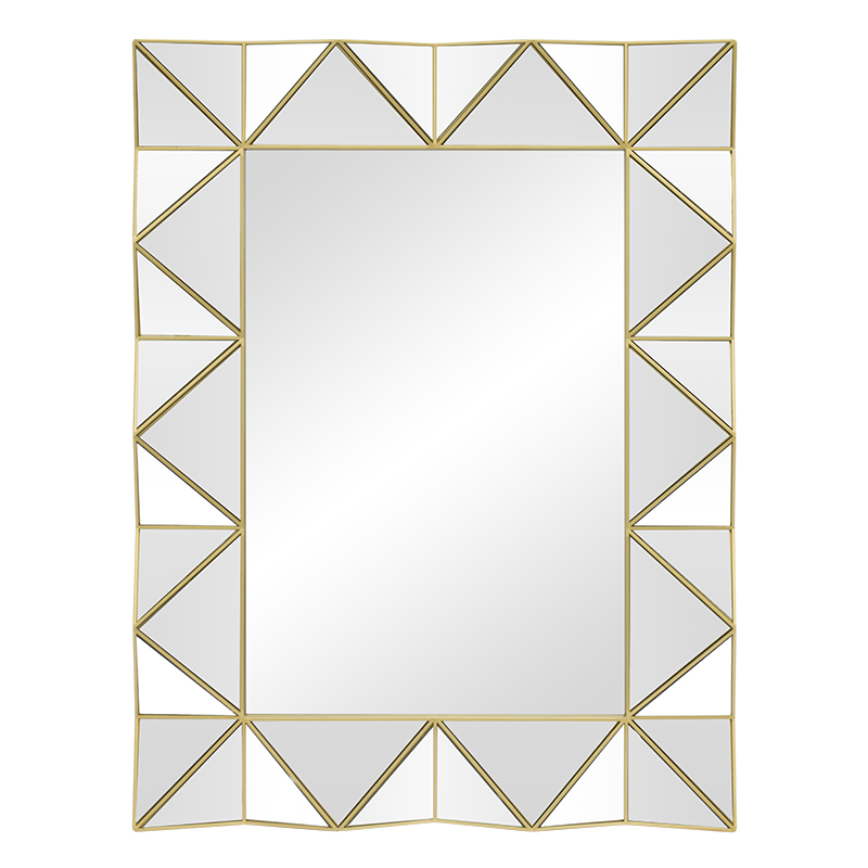 Espejo Prisma Dorado 