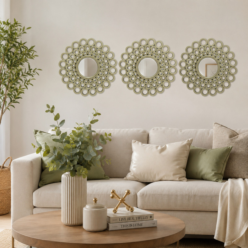 Decoración de Pared Rings 3 Piezas 24 cm