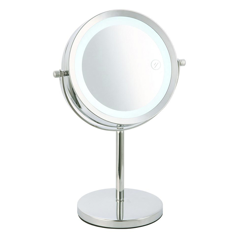 Espejo de Aumento Bronce 3x con Led Home Basic