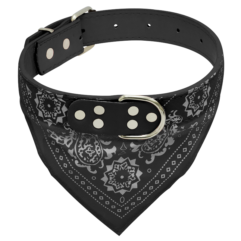 Collar de Cuero con Pañuelo