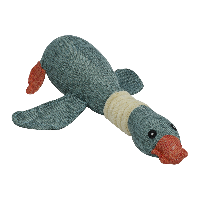Peluche Pato con Relleno para Mascota