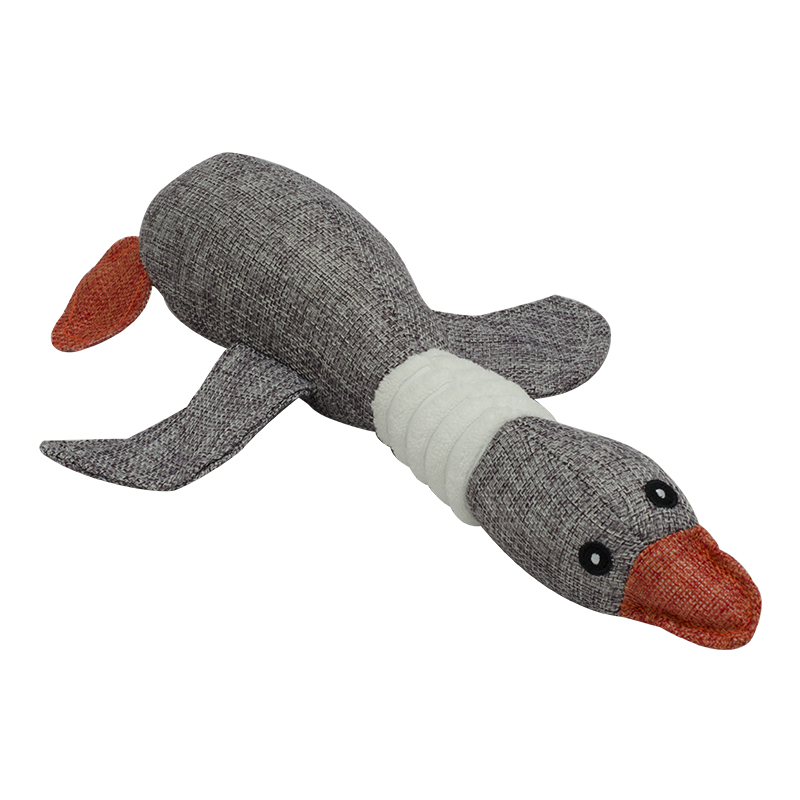 Peluche Pato con Relleno para Mascota