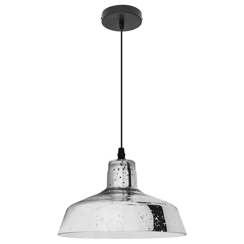 Lámpara Colgante Rustic Flat Cromo