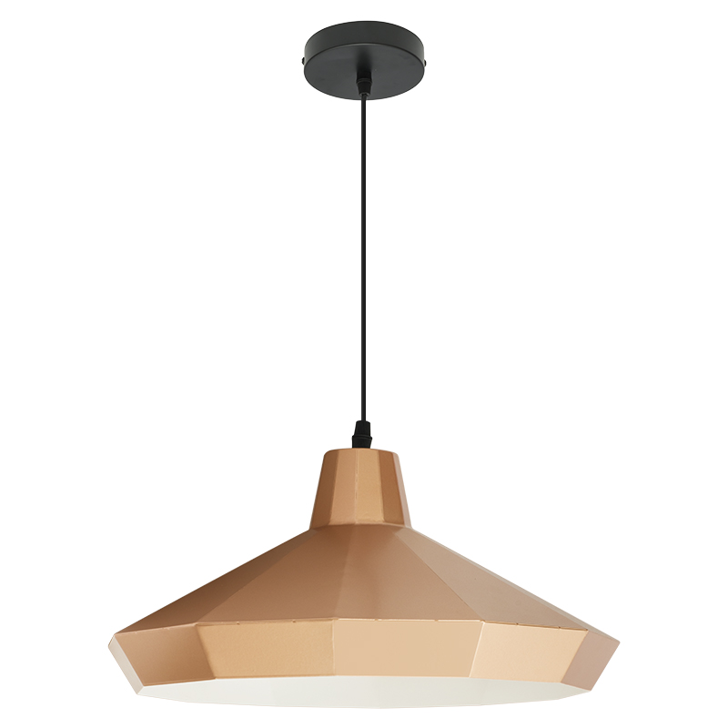 Lámpara Colgante  Prism Flat Cobre