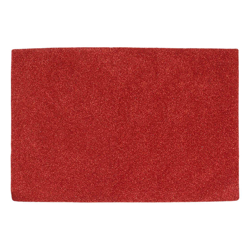 individuales rojos redondos