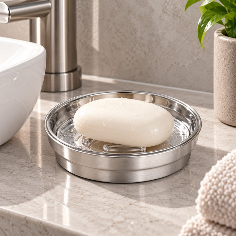 Accesorios para Baño Acero Austin  Interdesign