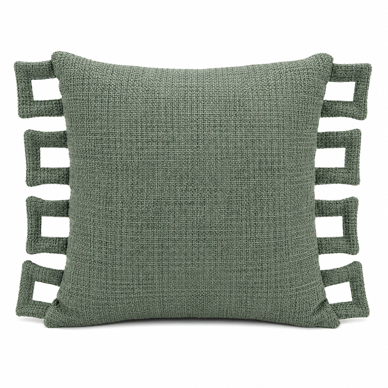 Cojín Tierra Serena Azas Verde 45x45cm
