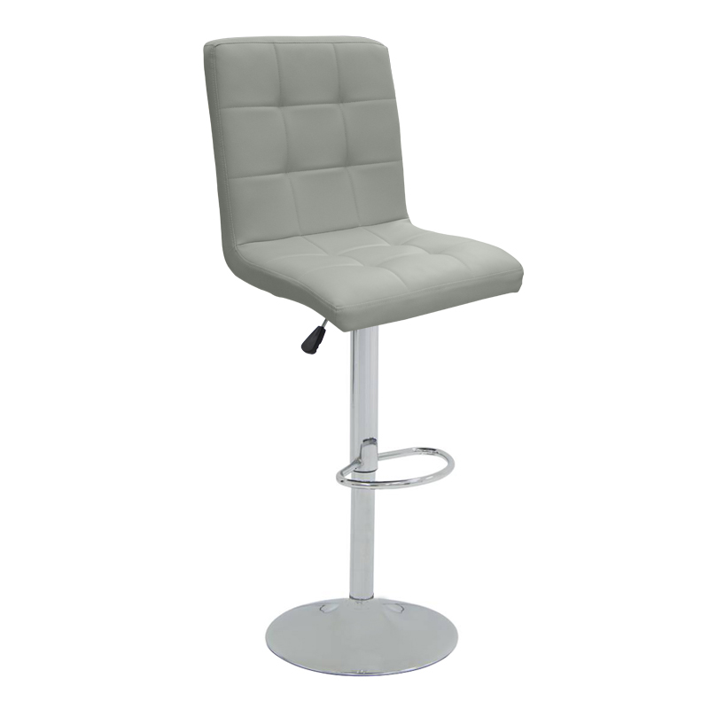 Silla para Bar Box Cuerina Gris