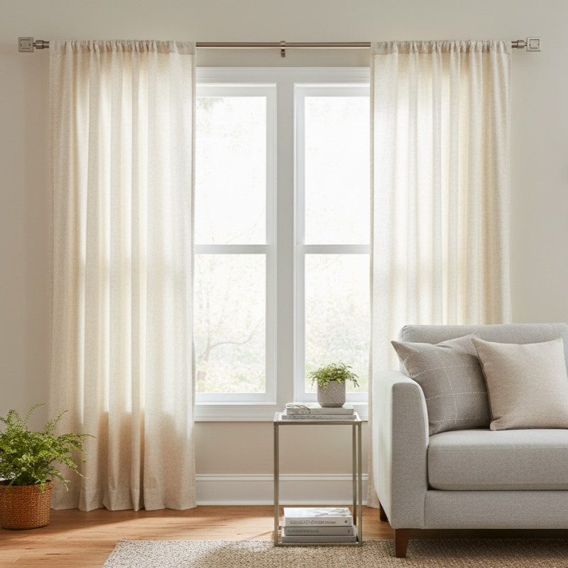 Varilla para Cortinas Astro Níquel Spring
