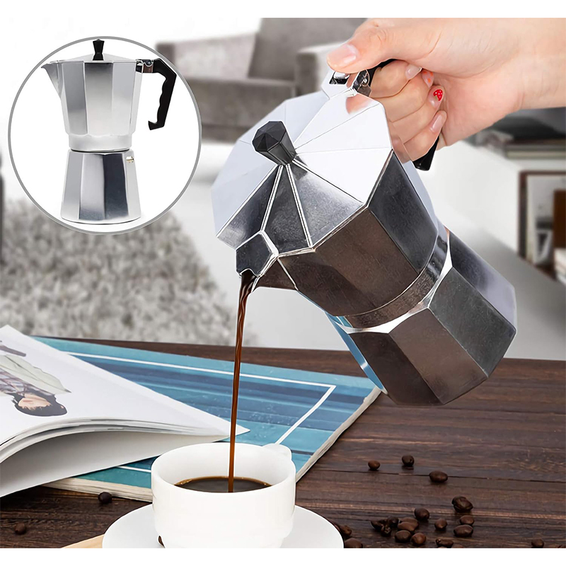 Cafetera Aluminio Pezzetti 9 Tazas Abert