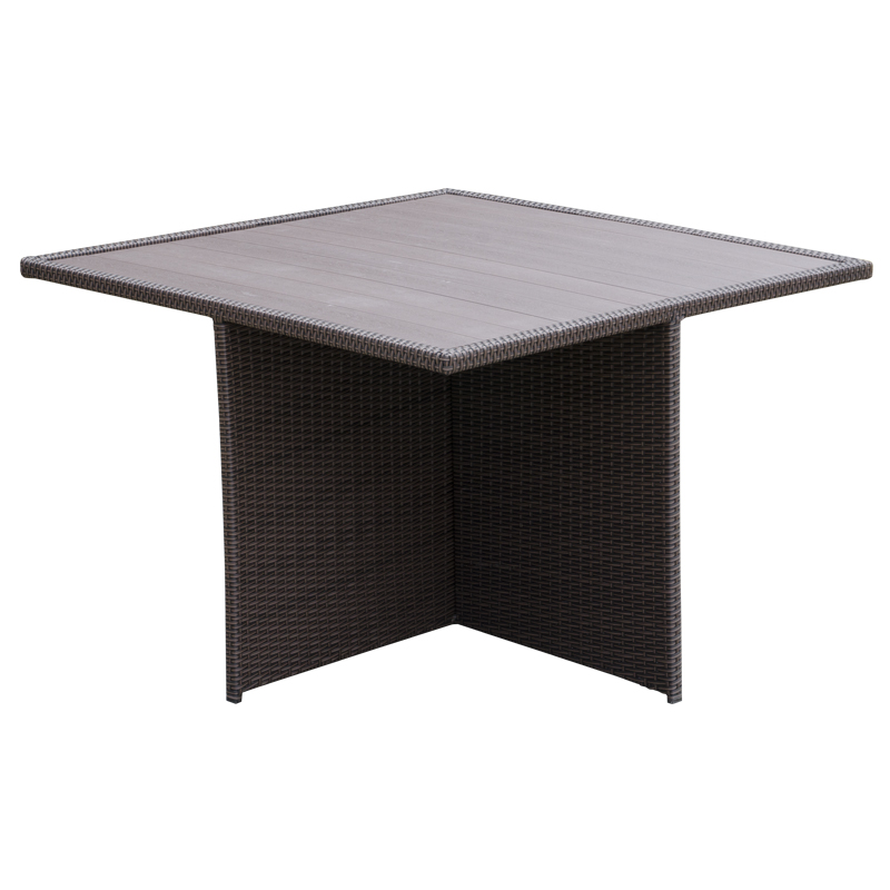 Comedor de Patio Wards Wengue de 9 Piezas