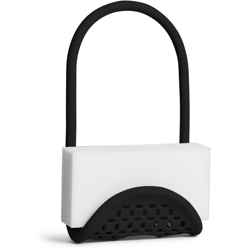 Cestilla Flexible Negra Sling para Fregadero