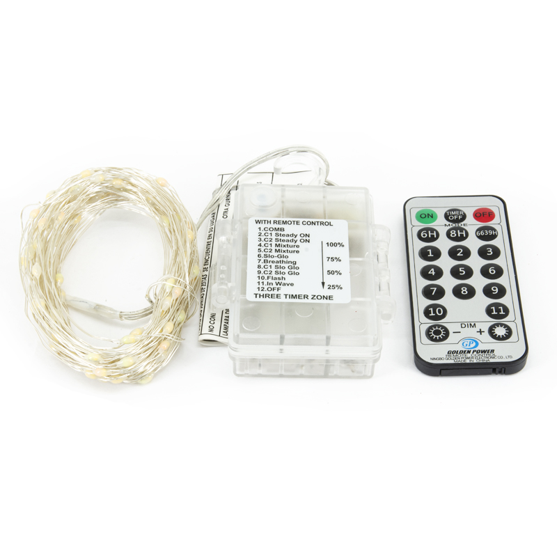 Luces Navideñas con Control Remoto