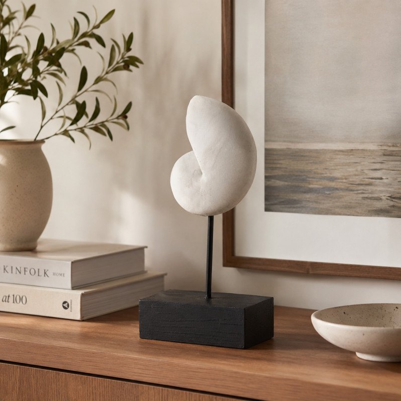 Adorno de Mesa con Diseño de Concha