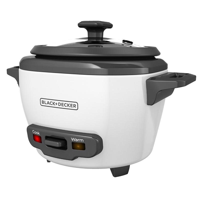 Olla Arrocera 3 Tazas Blanca Black+Decker