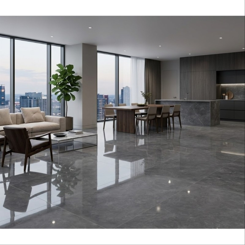 Porcelanato Columbia Oscuro Pulido 90x180cm 