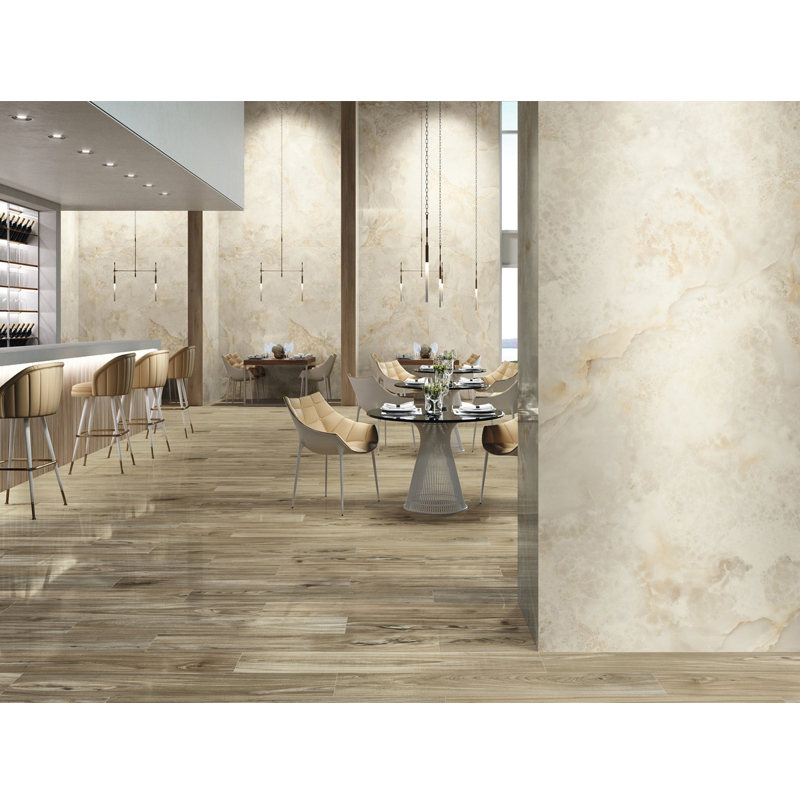 Porcelanato Aral Cream Pulido 120x260cm 7mm Hecho en España