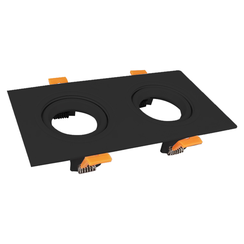 Ojo de Buey Móvil Negro Mate 185x95mm Eurolight