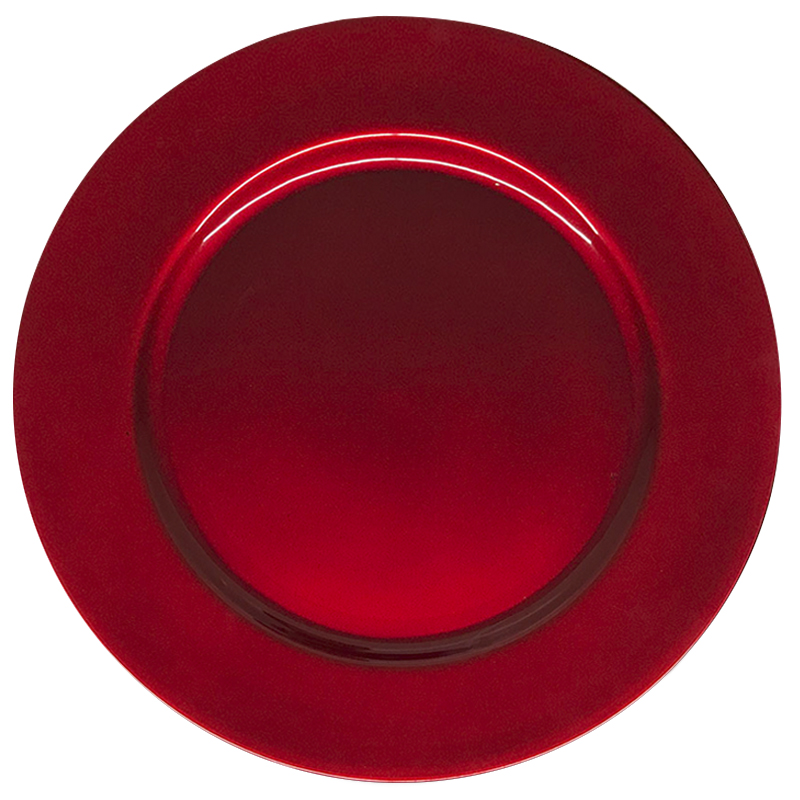 Porta Plato Rojo 33x33cm