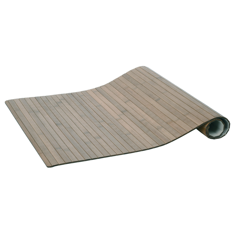 Alfombra de Bambú Gris 50x80cm