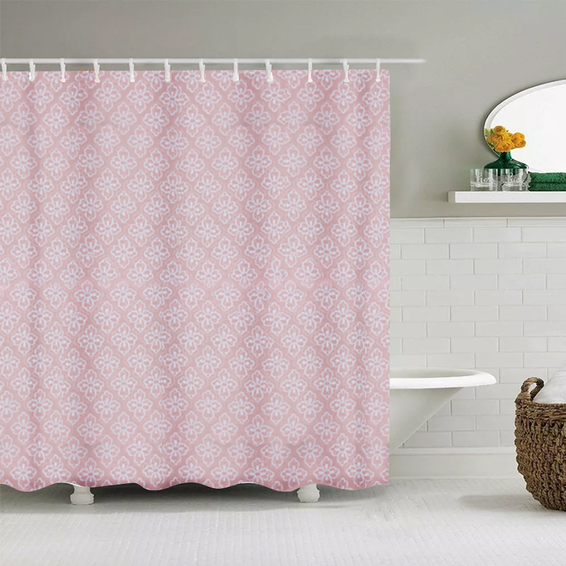 Cortina para Baño Romance Rosa