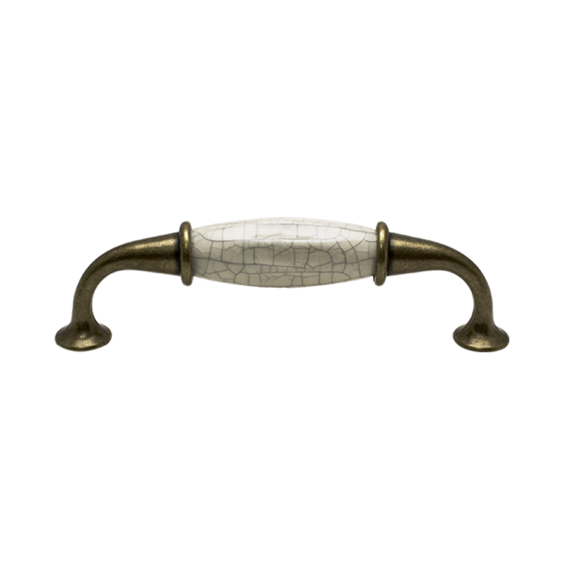 Tiradera Bone Bronce Antiguo 96mm