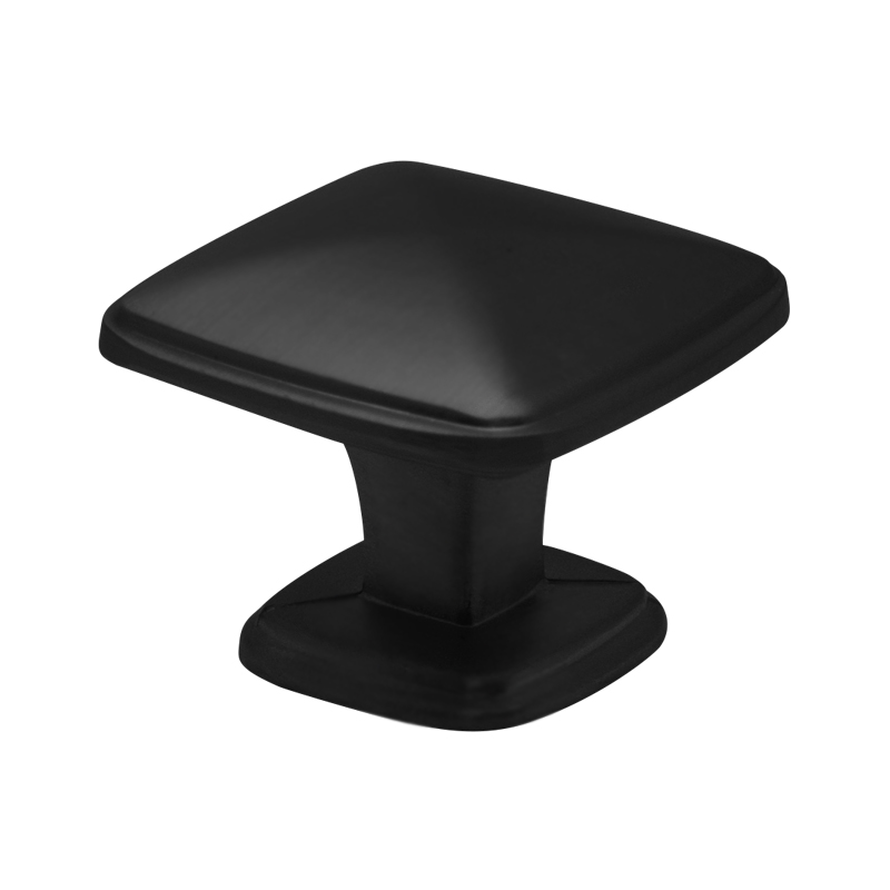 Pomo Arcadia 31x31x24mm Negro Mate