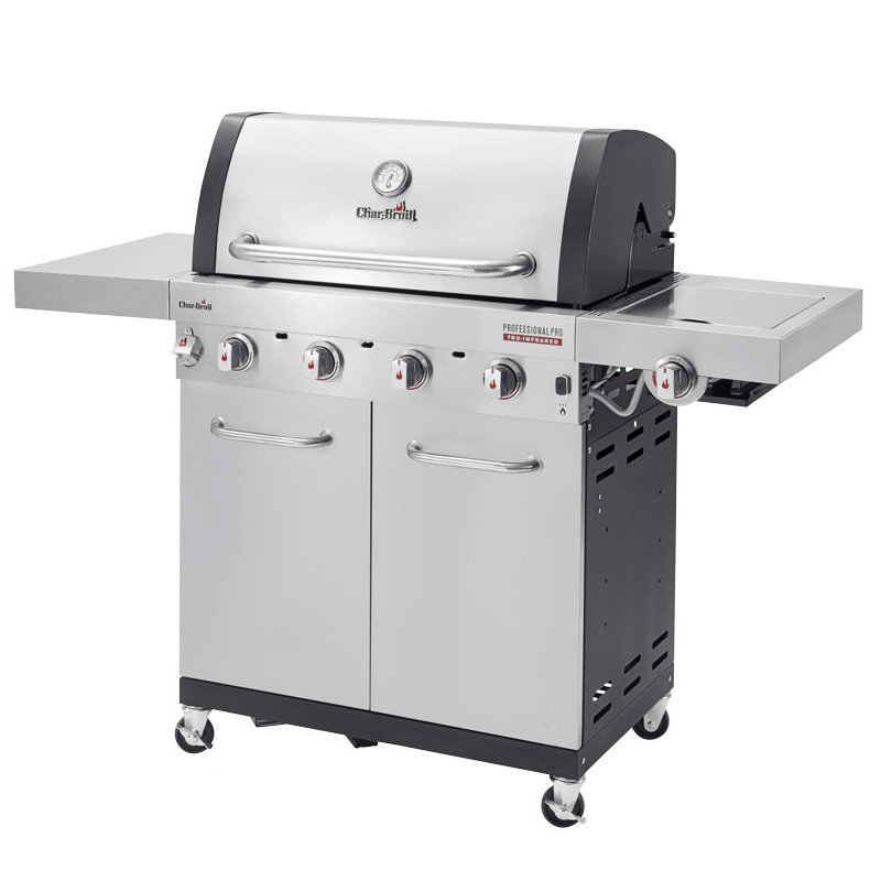 BBQ a Gas Tru Infrared Char-Broil 4+1 Quemadores Professional Series con Luz LED
