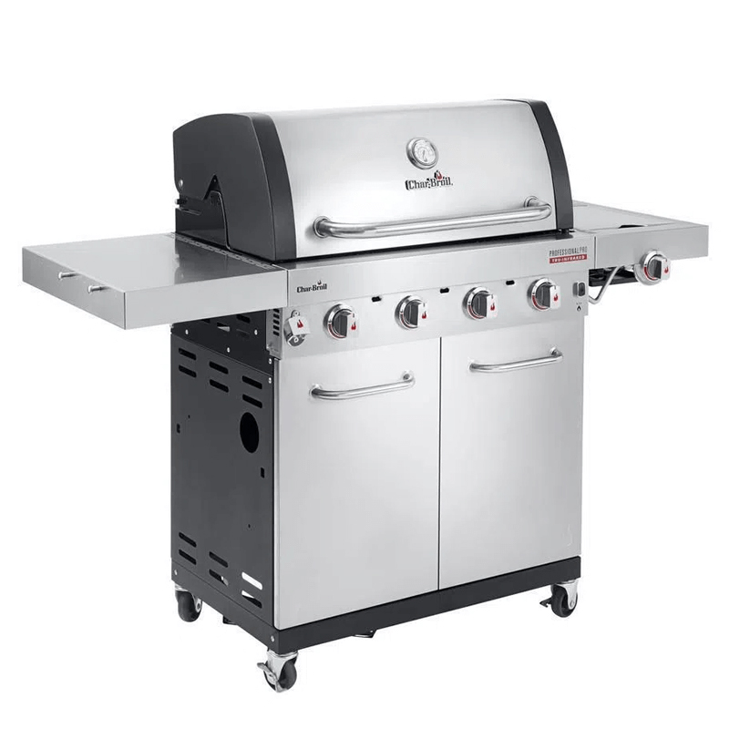 BBQ a Gas Tru Infrared Char-Broil 4+1 Quemadores Professional Series con Luz LED