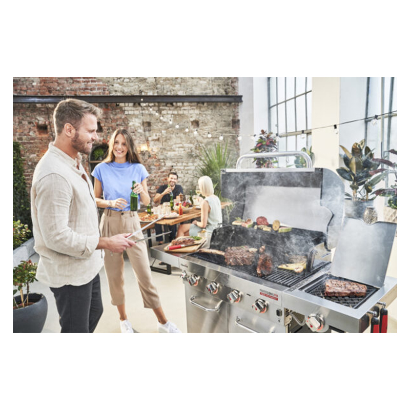 BBQ a Gas Tru Infrared Char-Broil 4+1 Quemadores Professional Series con Luz LED
