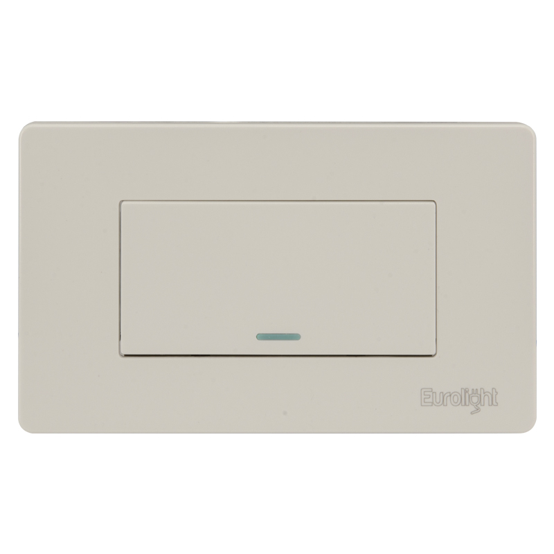 Interruptor Sencillo 3 Vías Volga Beige 10A