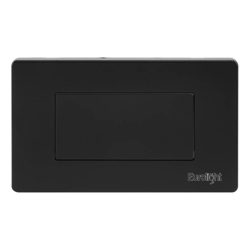 Placa Ciega Volga Negro