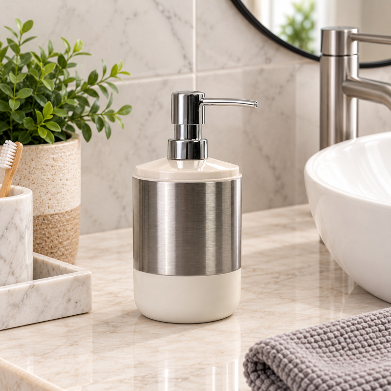 Dispensador de Jabón Líquido XL Beige Lima PrimaNova
