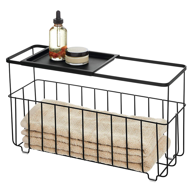 Organizador para Baño Everett Negro Mate Interdesign