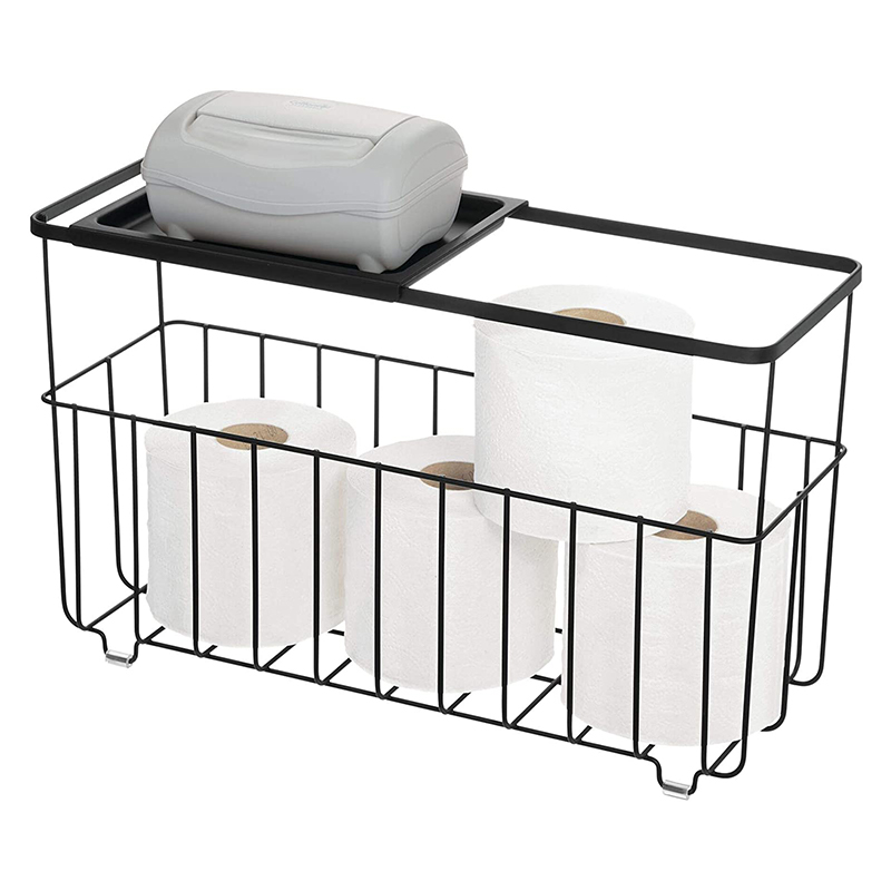 Organizador para Baño Everett Negro Mate Interdesign