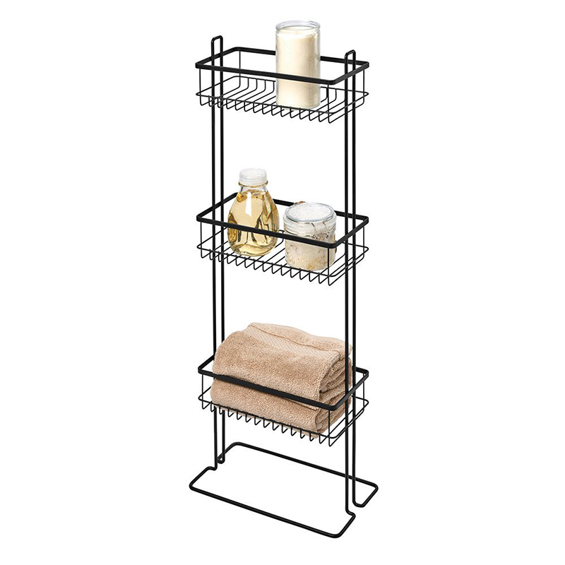 Organizador Everett 3 Pisos Negro Mate Interdesign