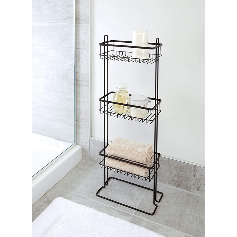 Organizador Everett 3 Pisos Negro Mate Interdesign