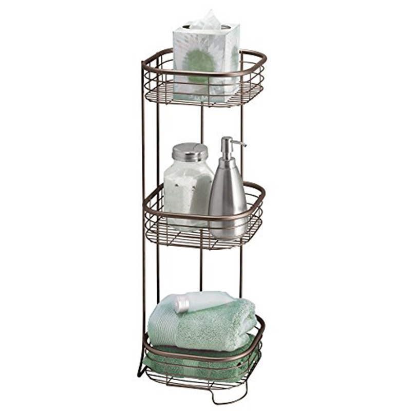 Organizador Forma 3 Pisos Bronce Interdesign