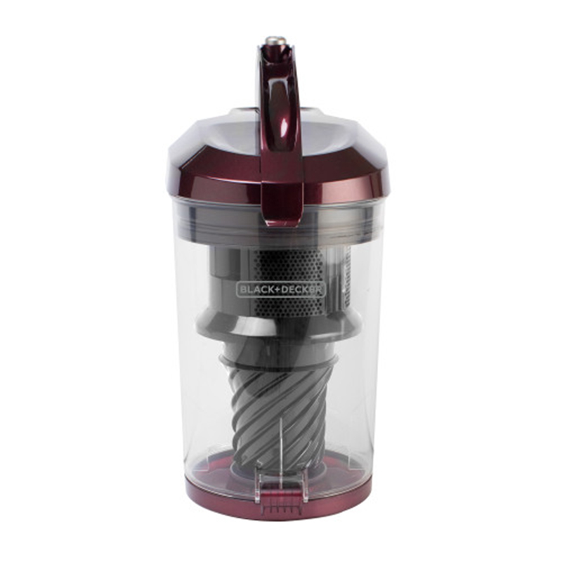 ASPIRADORA BLACK DECKER 2200W 3LTS COLECTOR DE POLVO HEPA FILTRO COLOR VINO