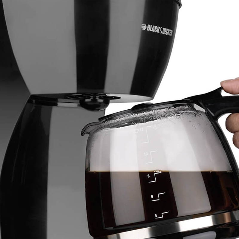 Cafetera 12 Tazas Negro Black+Decker