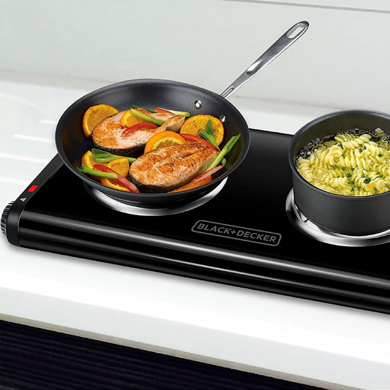 Estufa Doble Hornilla Black+Decker