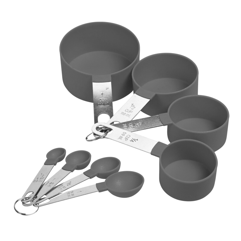 Cucharas y Tazas de Medición 8 Piezas