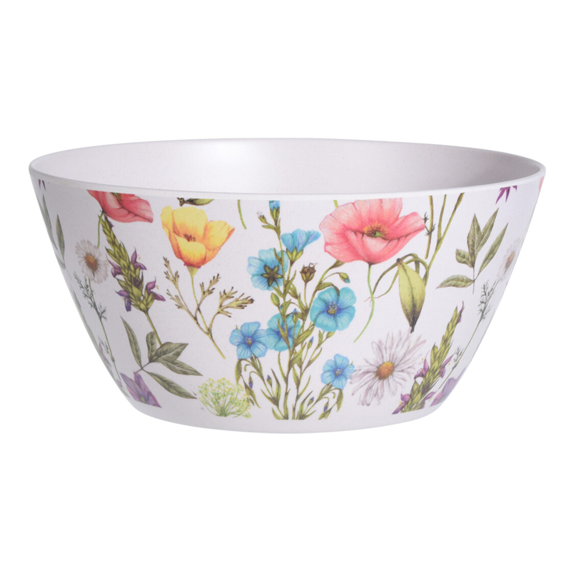 Ensaladera Flower de Fibra de Bambú 25.5cm