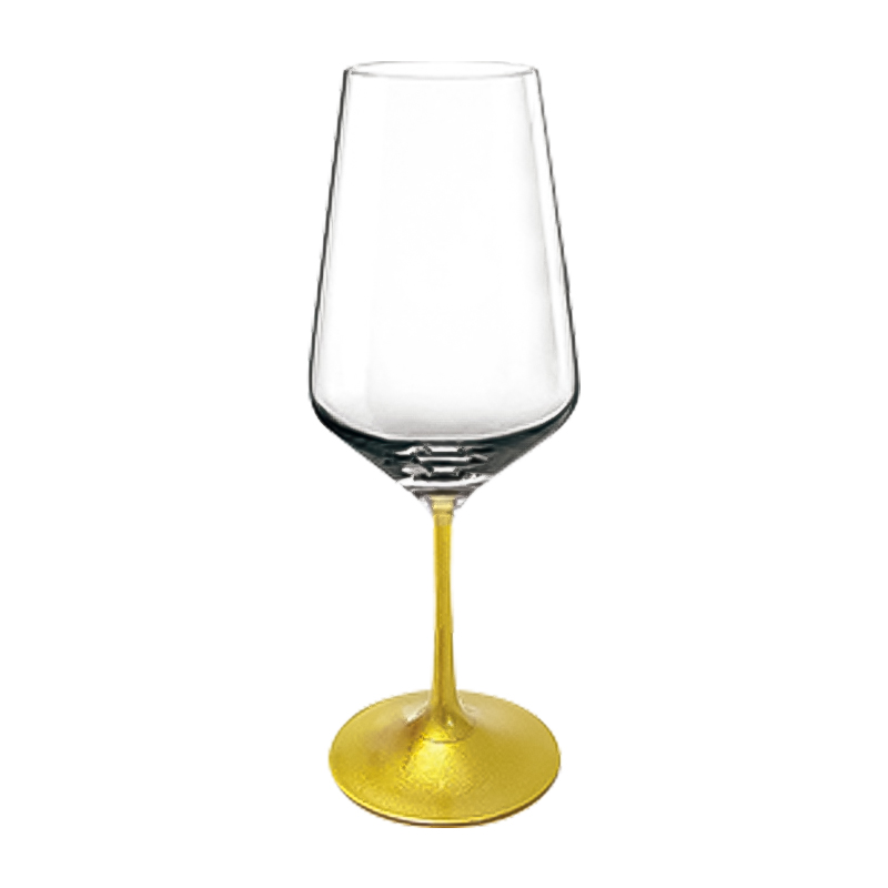Copa para Vino Sandra Gold Stem 450ml 6 Unidades