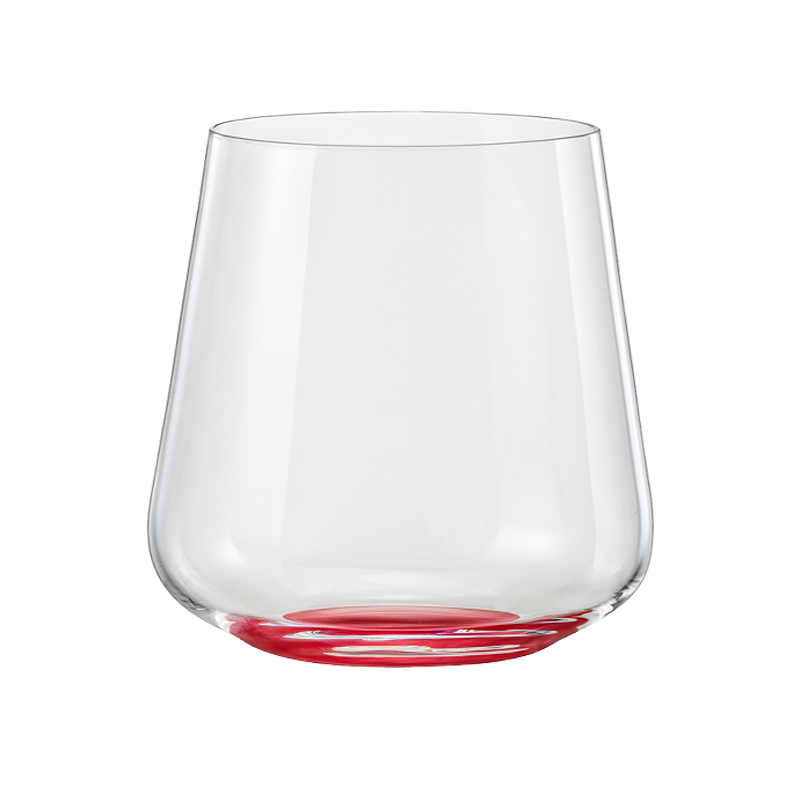 Vaso Sandra Red Bottom 290ml 6 Unidades