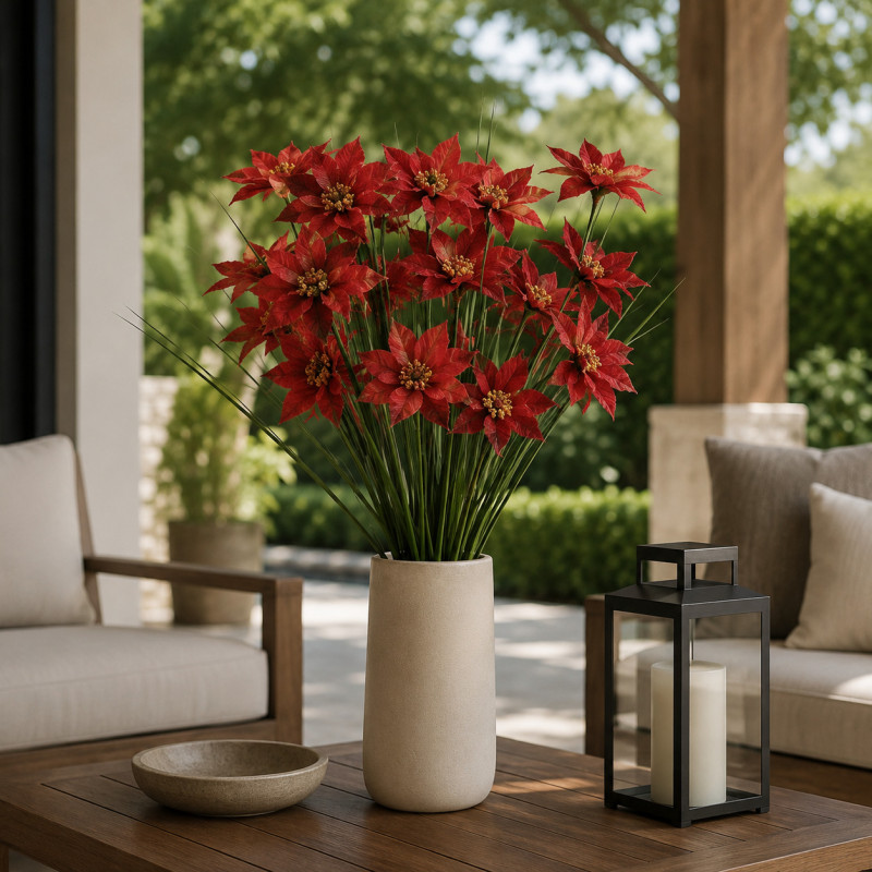 Flor Poinsettia Multi 40cm