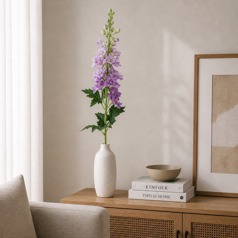 Flor Delphinium Lila 88cm